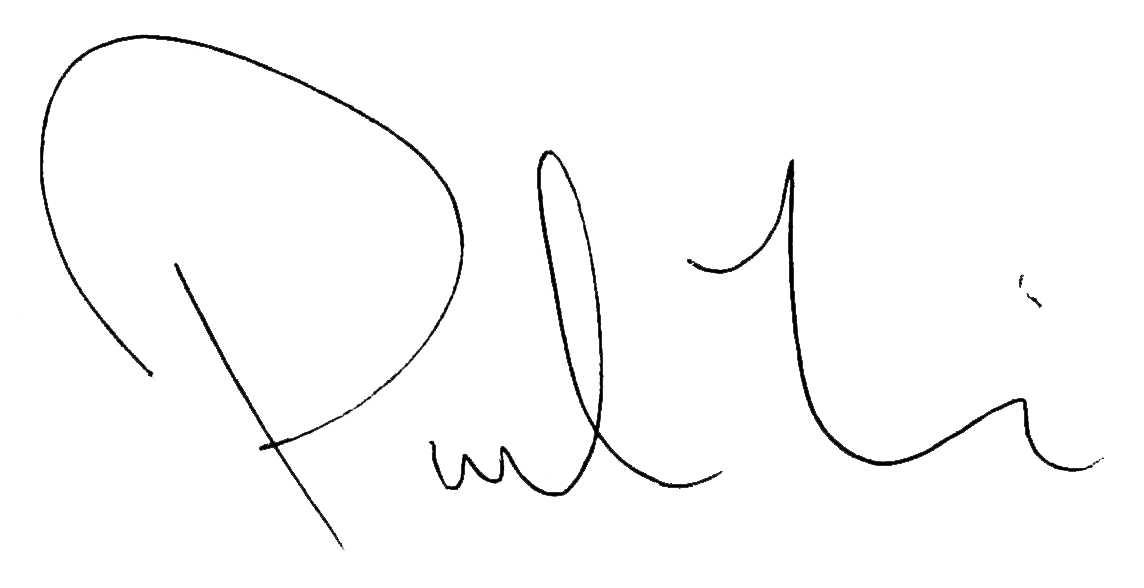 Sen. Faraci signature