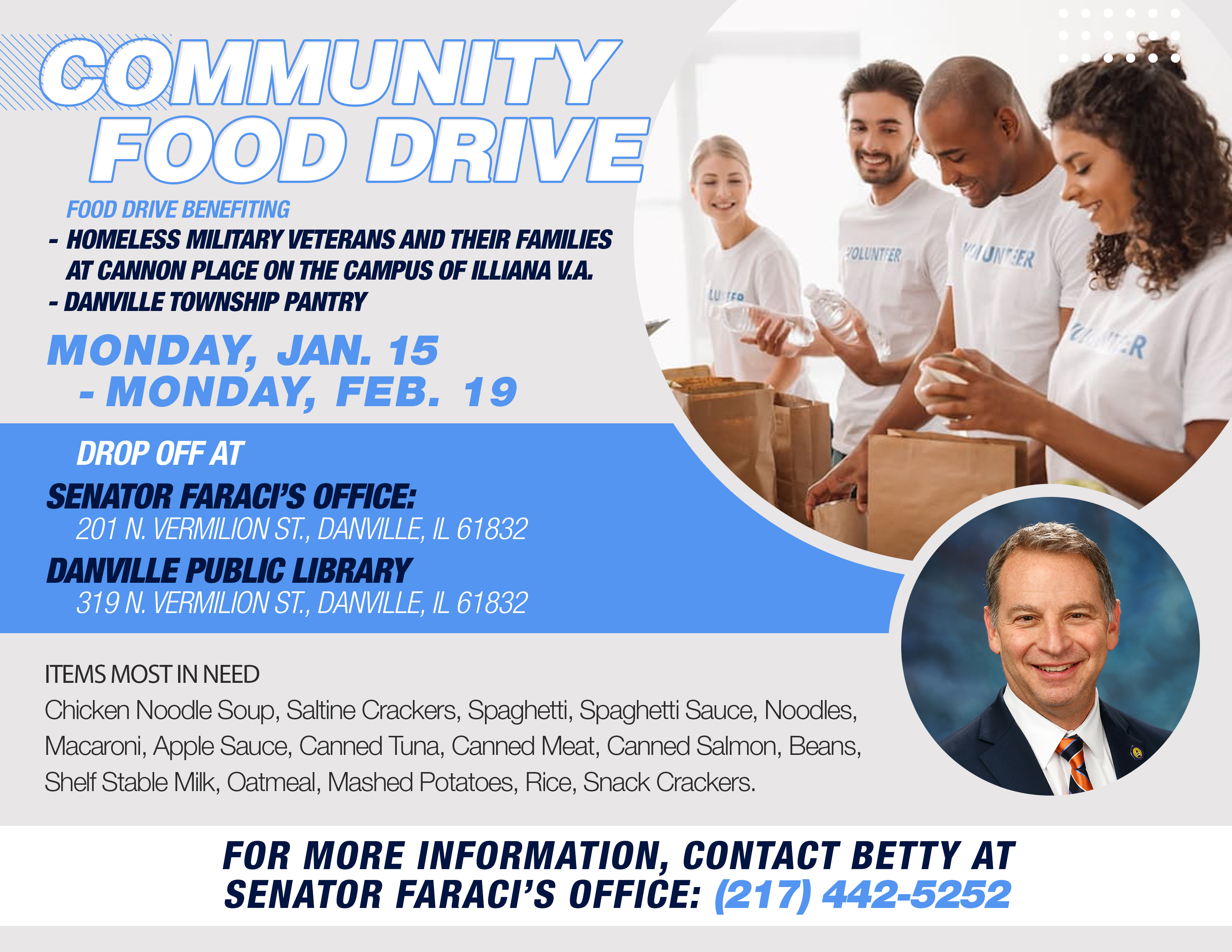 Faraci CommunityFoodDrive 